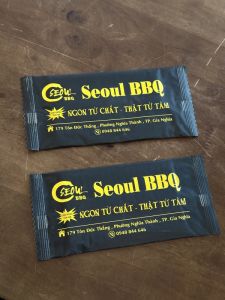 Khăn lạnh nhà hàng Seoul BBQ